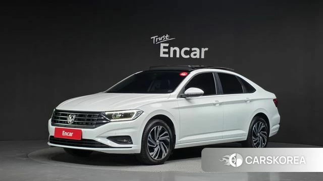 Volkswagen 7th Generation of Jetta 2021 Белый из Кореи