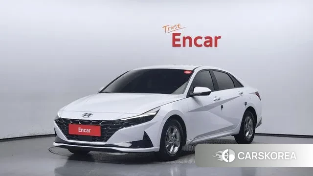 Hyundai Avante (CN7) 2020 Белый из Кореи