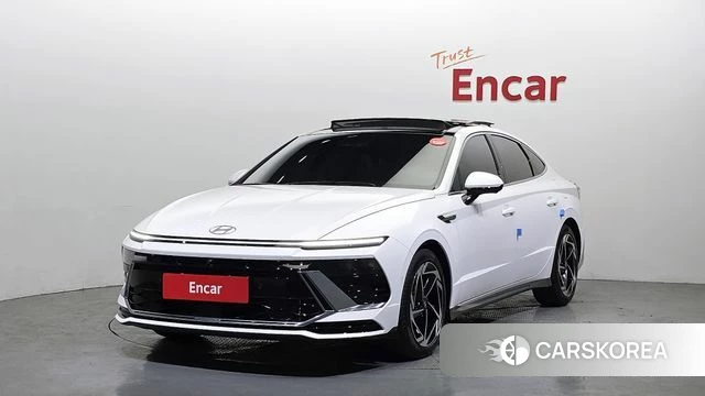 Hyundai Sonata D Edge Hybrid (DN8) 2024 Белый из Кореи