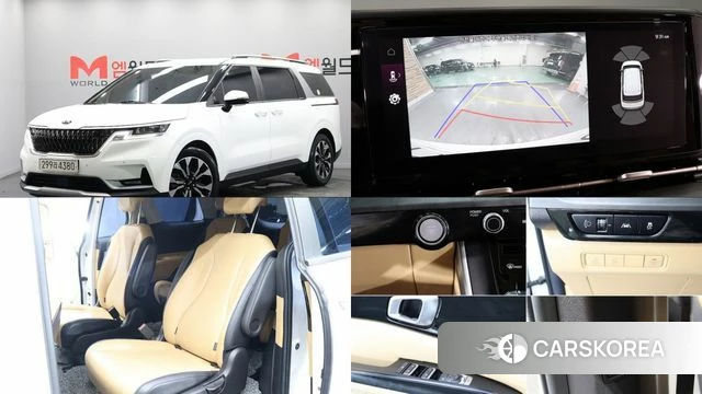 Kia Carnival 4th generation 2021 Белый из Кореи