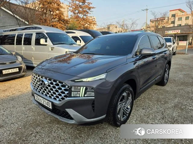 Hyundai The New Santa Fe 2021 Серый из Кореи