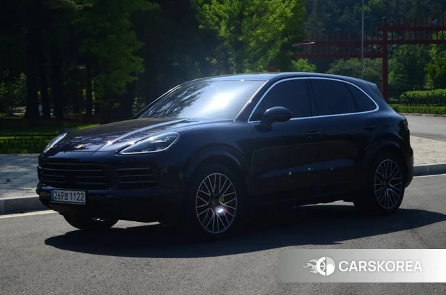 Porsche Cayenne (PO536) 2021 Синий из Кореи