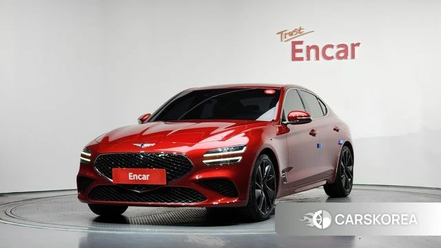 Genesis The New G70 2021 Красный из Кореи