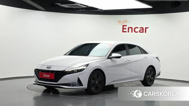 Hyundai Avante (CN7) 2020 Белый из Кореи