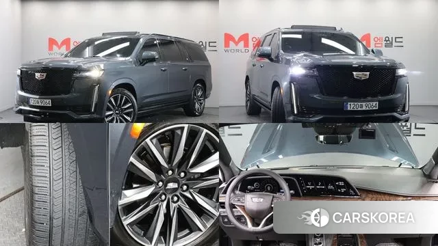 Cadillac Escalade 5th Generation 2021 Небесно-голубой из Кореи