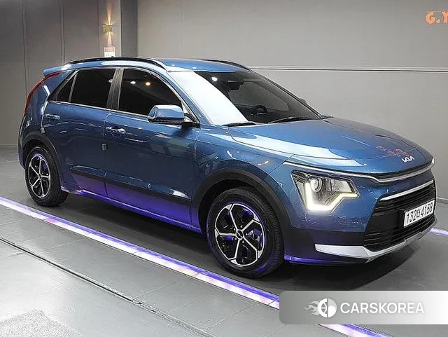 Kia Di Ol Nu Niro 2022 Синий из Кореи