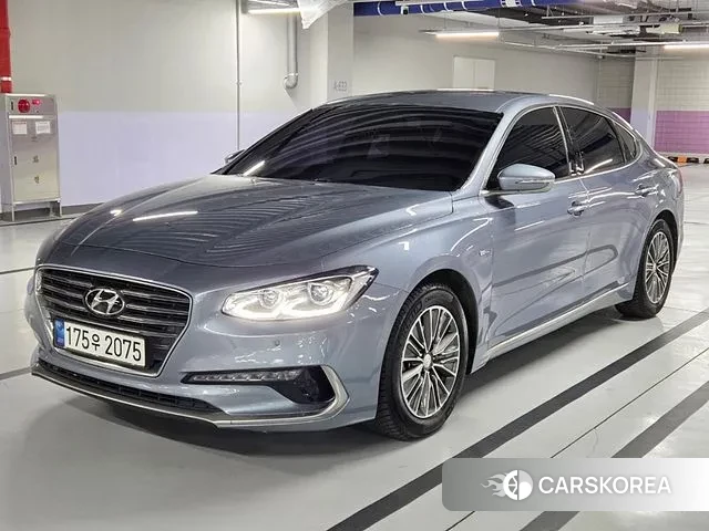 Hyundai Grandeur IG Hybrid 2018 Небесно-голубой из Кореи