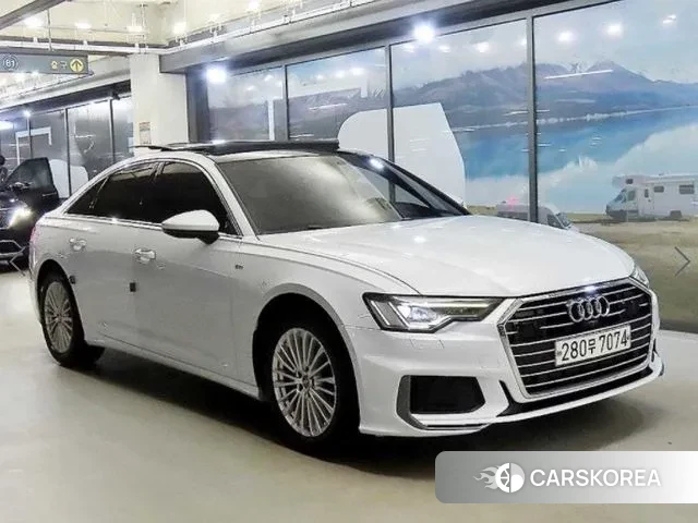 Audi A6 (C8) 2020 Белый из Кореи
