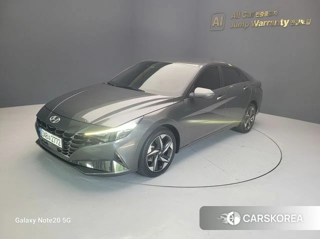 Hyundai Avante (CN7) 2022 Светло-зеленый из Кореи