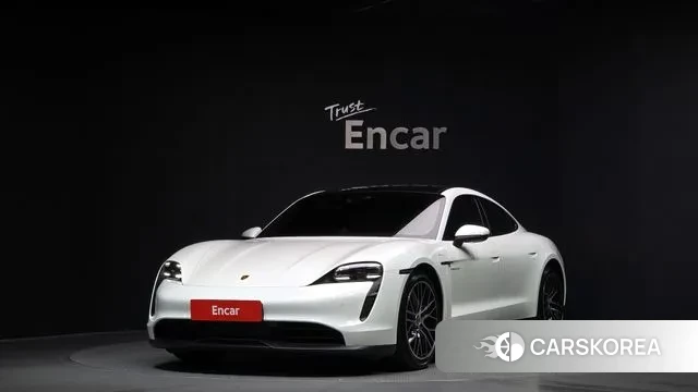 Porsche Taycan 2022 Белый из Кореи