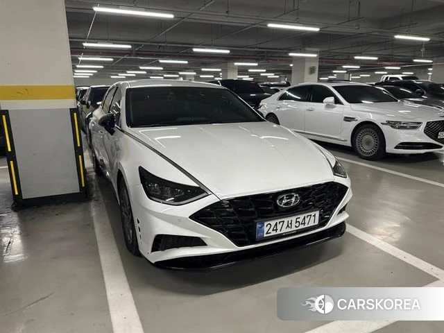 Hyundai Sonata (DN8) 2021 Белый из Кореи