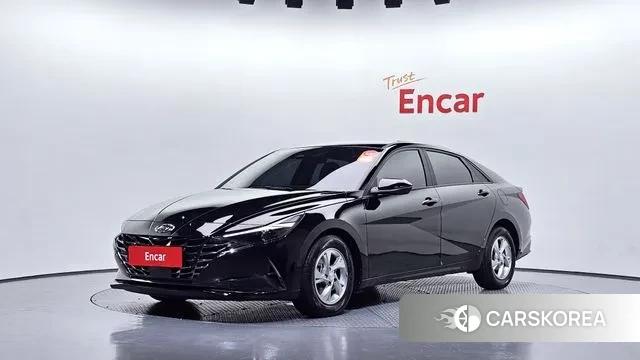 Hyundai Avante (CN7) 2021 Черный из Кореи