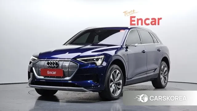 Audi e-Tron 2021 Синий из Кореи
