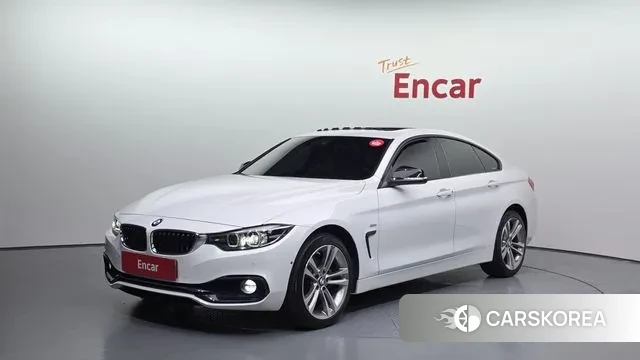 BMW 4 Series (F32) 2018 Белый из Кореи