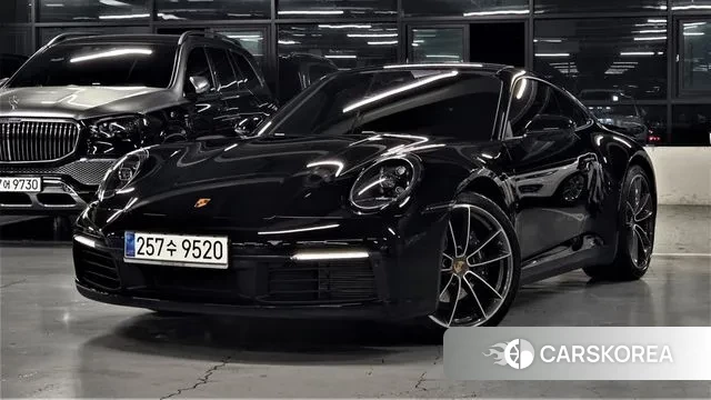 Porsche 911(992) 2023 Черный из Кореи