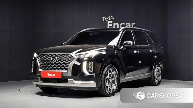 Hyundai Palisade 2021 Черный из Кореи