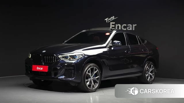 BMW X6 (G06) 2021 Черный из Кореи
