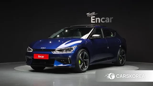 Kia EV6 2023 Синий из Кореи