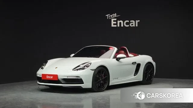Porsche 718 Boxster 2021 Белый из Кореи