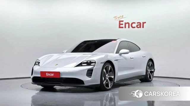 Porsche Taycan 2021 Серебряный из Кореи