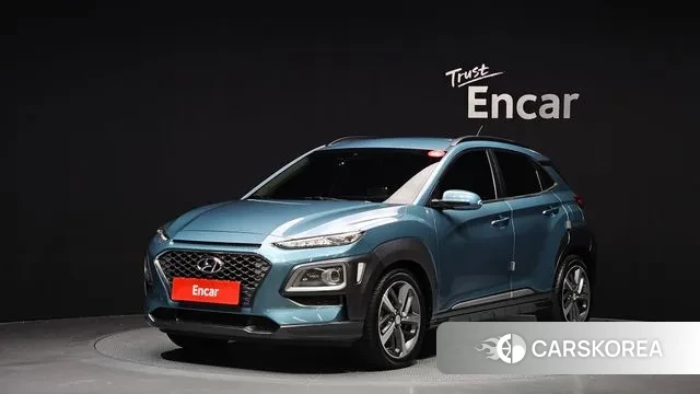 Hyundai Kona 2018 Небесно-голубой из Кореи