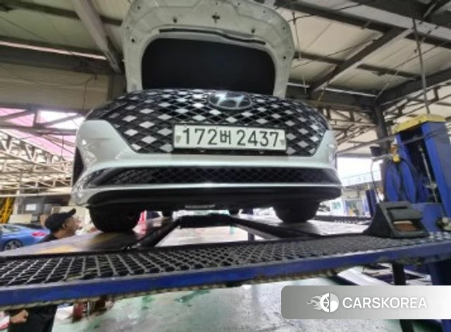Hyundai The New Grandeur IG Hybrid 2022 Белый из Кореи