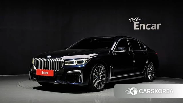 BMW 7 Series (G11) 2021 Черный из Кореи