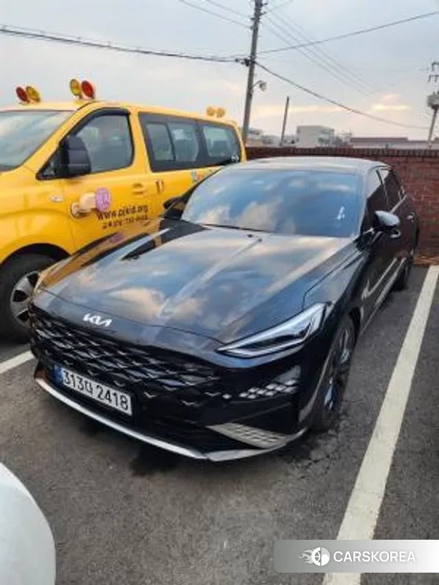 Kia K8 Hybrid 2024 Черный из Кореи