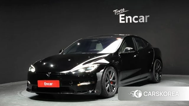 Tesla Model S 2023 Черный из Кореи