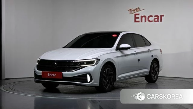 Volkswagen 7th Generation of Jetta 2023 Белый из Кореи