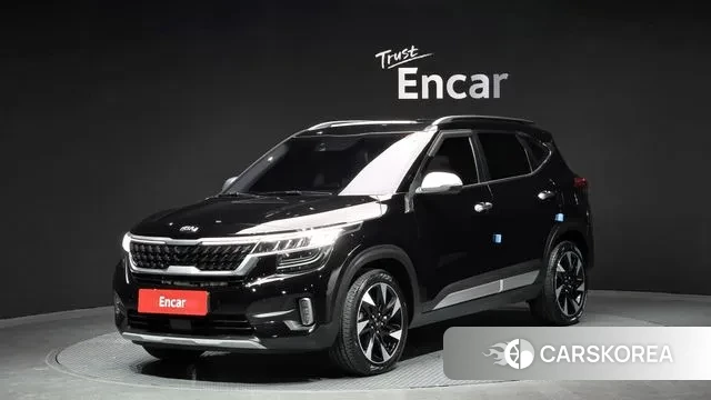 Kia Seltos 2020 Черный из Кореи