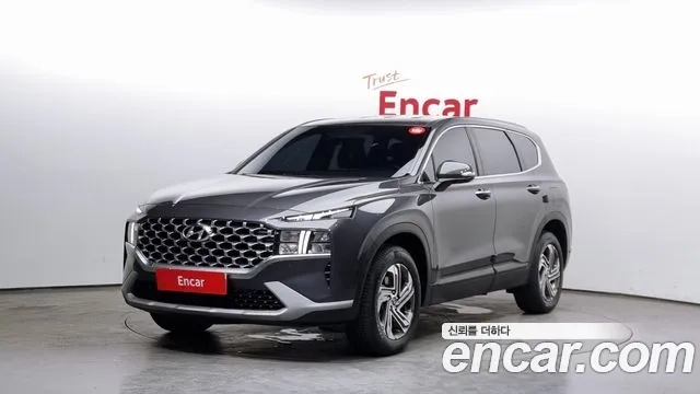 Hyundai The New Santa Fe 2021 Серый из Кореи