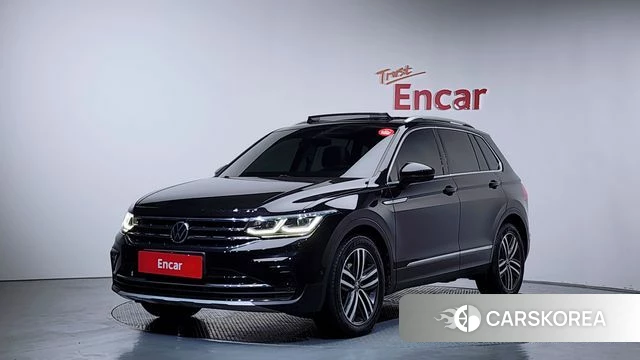 Volkswagen Tiguan second Generation 2022 Черный из Кореи