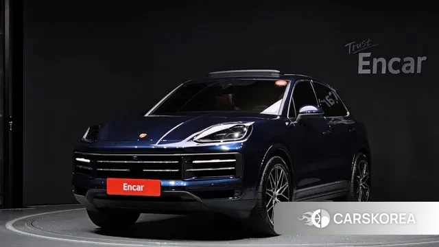 Porsche Cayenne (PO536) 2023 Синий из Кореи