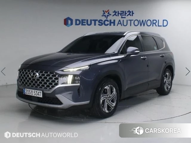 Hyundai The New Santa Fe 2021 Синий из Кореи