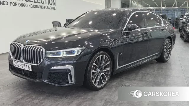 BMW 7 Series (G11) 2022 Черный из Кореи