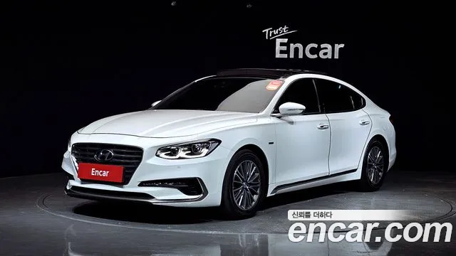 Hyundai Grandeur IG Hybrid 2019 Белый из Кореи