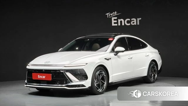 Hyundai Sonata D Edge Hybrid (DN8) 2024 Белый из Кореи