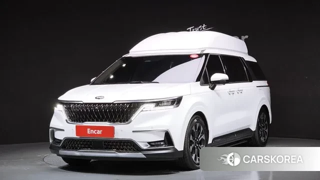 Kia Carnival 4th generation 2021 Белый из Кореи