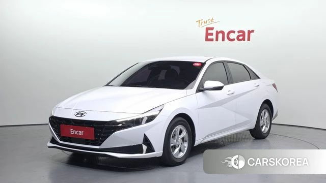 Hyundai Avante (CN7) 2022 Белый из Кореи