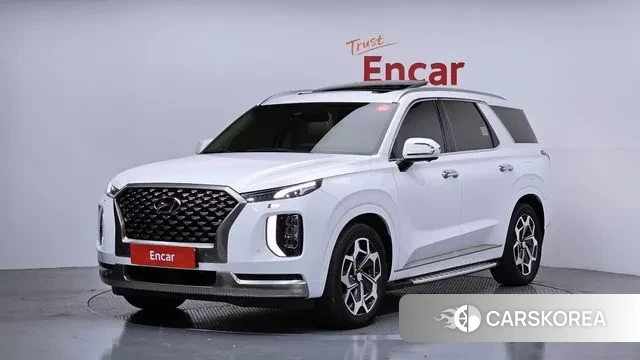 Hyundai Palisade 2021 Белый из Кореи