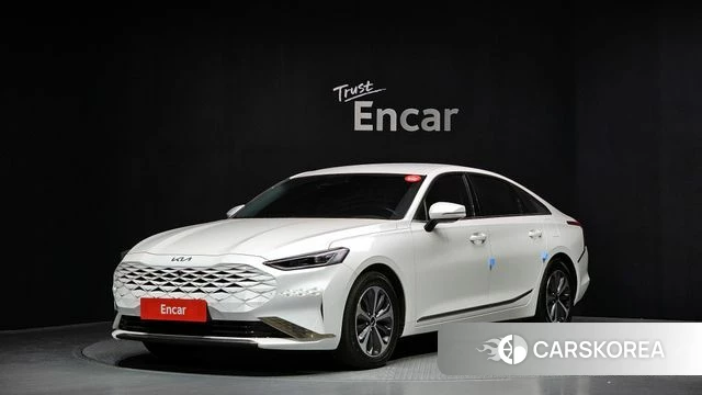 Kia K8 Hybrid 2021 Белый из Кореи
