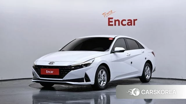 Hyundai Avante (CN7) 2020 Белый из Кореи