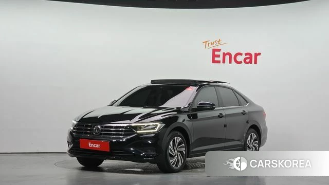 Volkswagen 7th Generation of Jetta 2021 Черный из Кореи