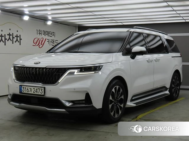 Kia Carnival 4th generation 2021 Белый из Кореи