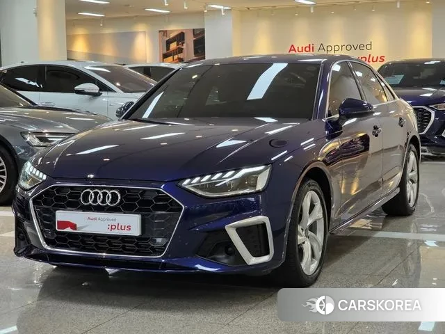 Audi A4 (B9) 2021 Синий из Кореи