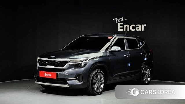 Kia Seltos 2021 Серый из Кореи