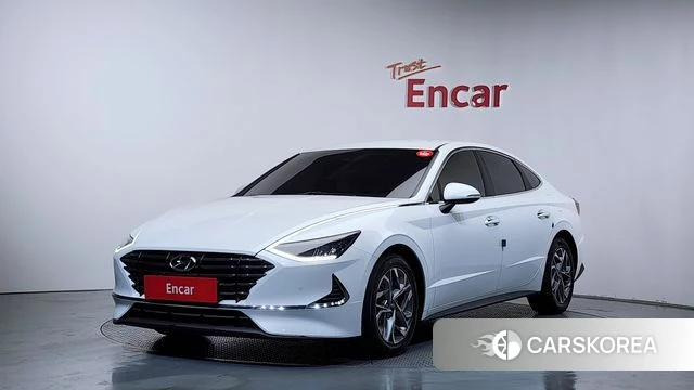 Hyundai Sonata (DN8) 2019 Белый из Кореи