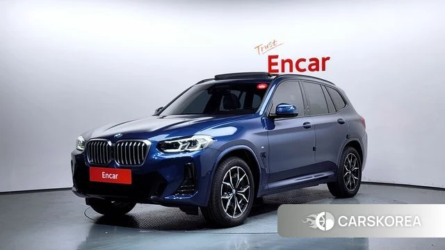 BMW X3 (G01) 2024 Синий из Кореи