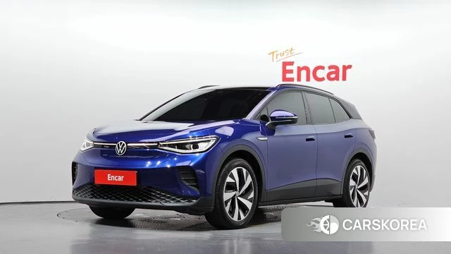 Volkswagen ID.4 2022 Синий из Кореи